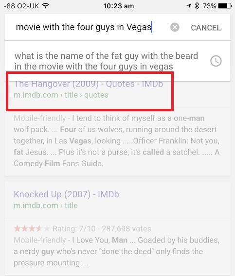 Google RankBrain Voice Query