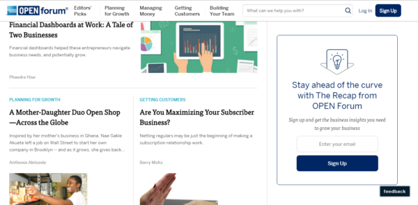 American Express Open Forum